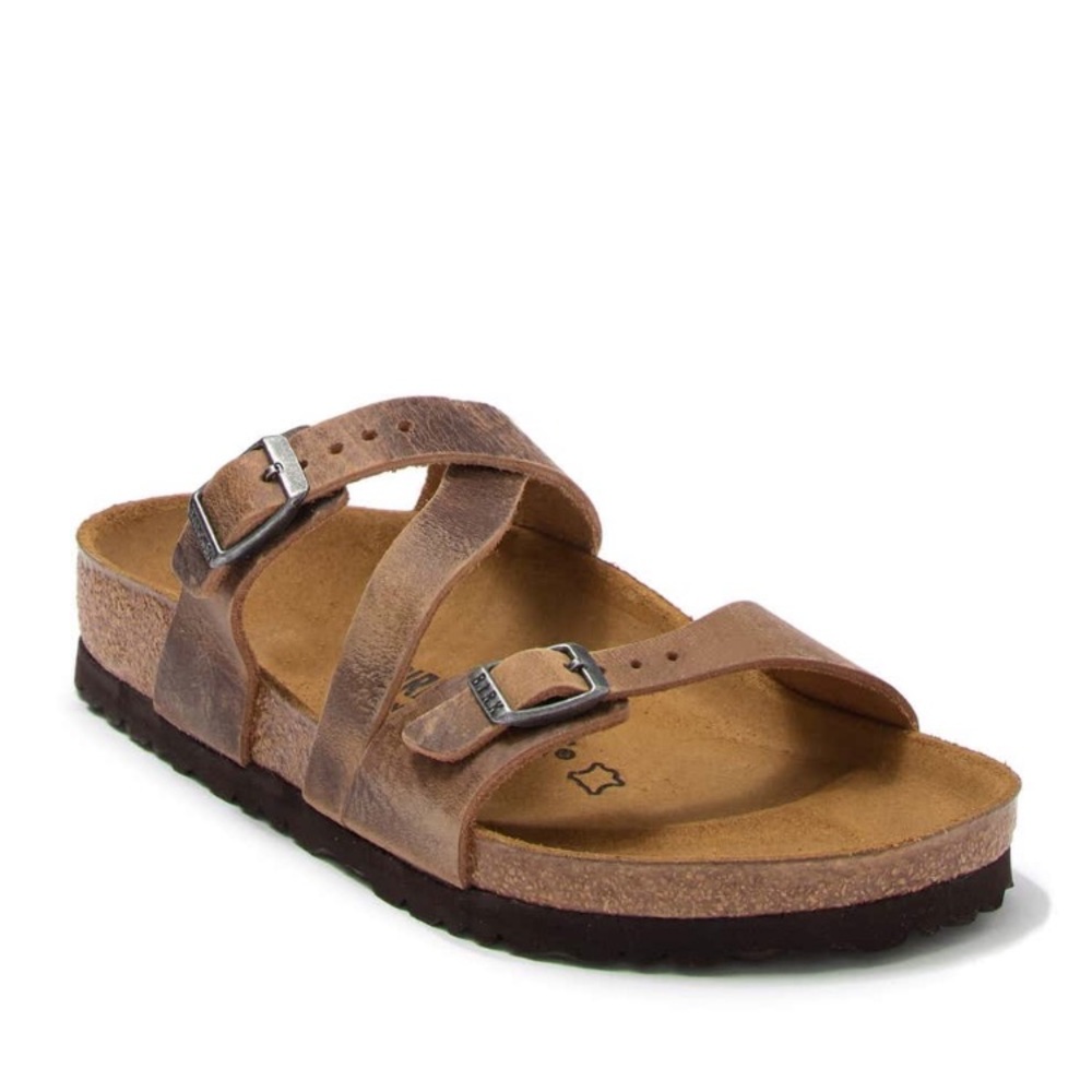 Birkenstock Tabacco leather sz 41(10-10.5) - Picture 3 of 7